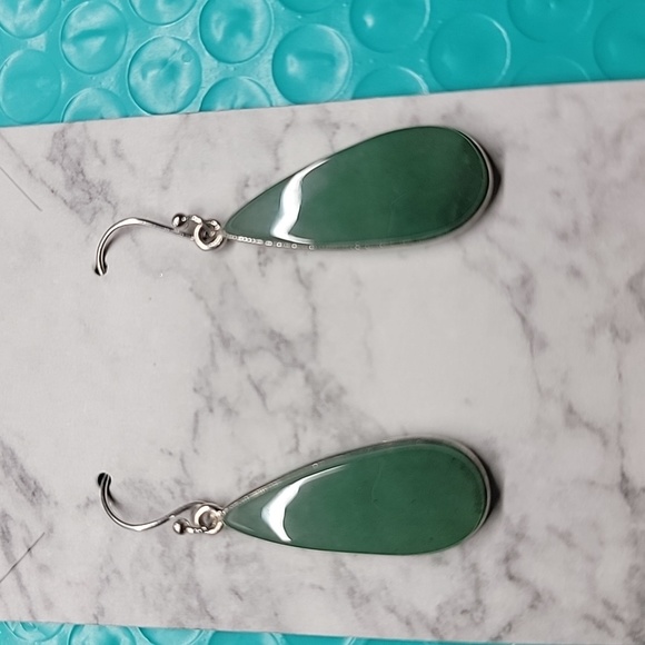 NWT Green Aventurine Earring and Pendant Set - Picture 3 of 4